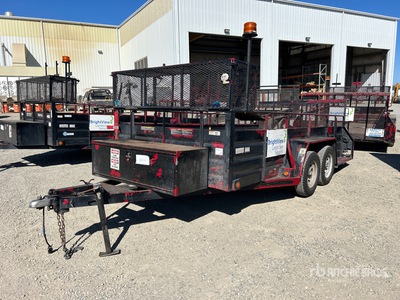 2009 Marksman 14 ft T/A Landscape Trailer