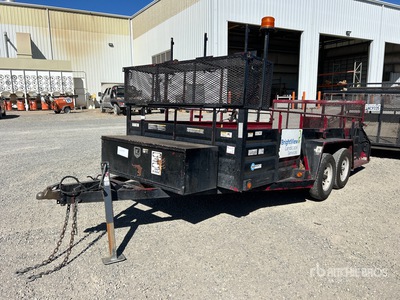 2011 14 ft T/A Landscape Trailer