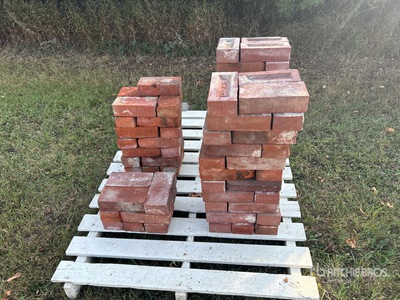 Quantity of (97) 4 in x 8 in Bricks