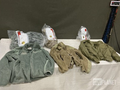 (19) Cold Weather Jackets, (19) Pairs of Knee Pads & Assorted Items