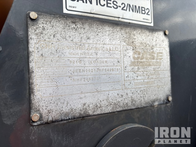 CARGADOR FRONTAL 2017 CASE 621G