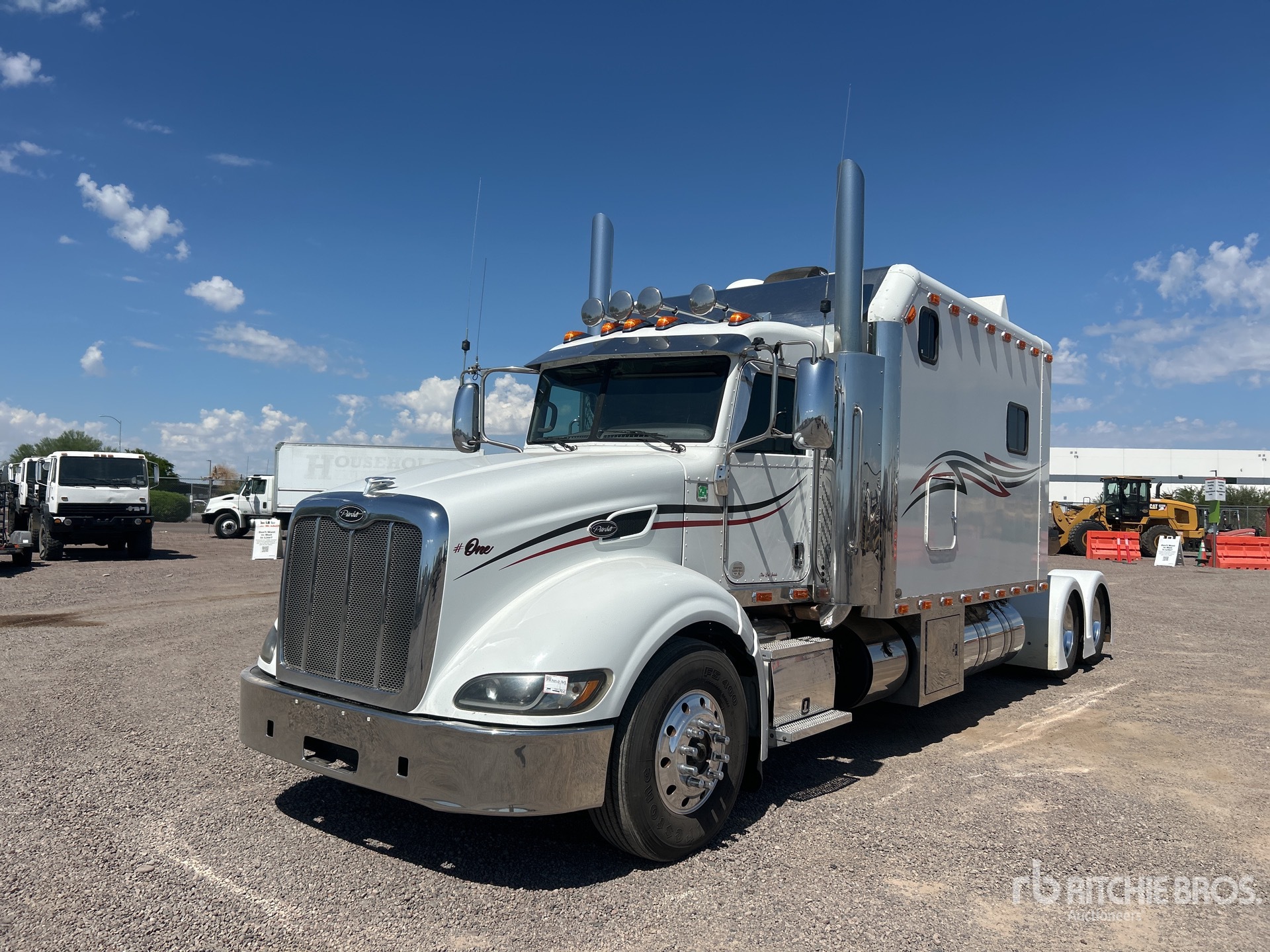2014 Peterbilt 386 6x4 Cabina con cuccetta per trattore stradale