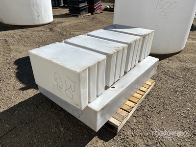 Quantity of (2) 130 gal Poly Zbiornik