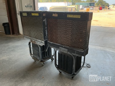 (2) Portacool PAC2K163SFC Portable Evaporative Coolers