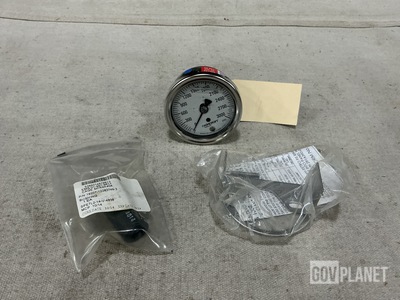 (26) Ashcroft 25-1009SWL-02B-XUC-3000 Dial Indicating Pressure Gages