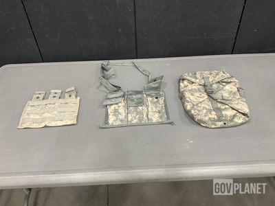 (104) Sustainment Pouches, (267) Mag Pouches, (72) Bandoleer & Assorted Items