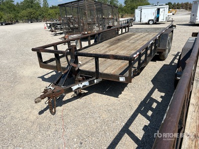 2006 Texas Bragg 20 ft T/A Equipment Trailer