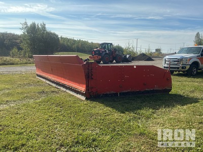 Metalpless PRO2460 24 ft Hydraulic Reversing 10' Folding wings Chasse-neige - Fits Wheel Loader