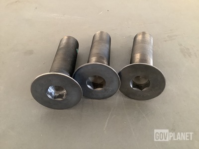 (3) Level 1 Fasteners 1.500-12UNRF-3AX5.500 Flat Socket Head Cap Screws