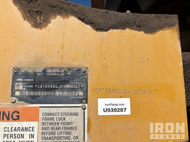 CARGADOR FRONTAL 2002 CATERPILLAR 988G