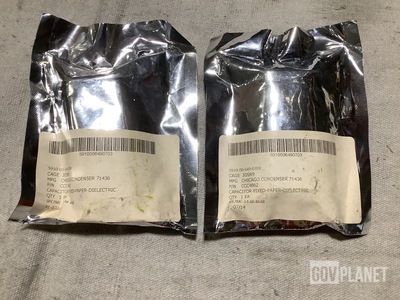 (12) Chicago Condenser CCC4862 Fixed Paper Dielectric Capacitors
