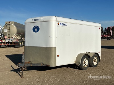 2007 Royal 12 ft T/A Enclosed Trailer