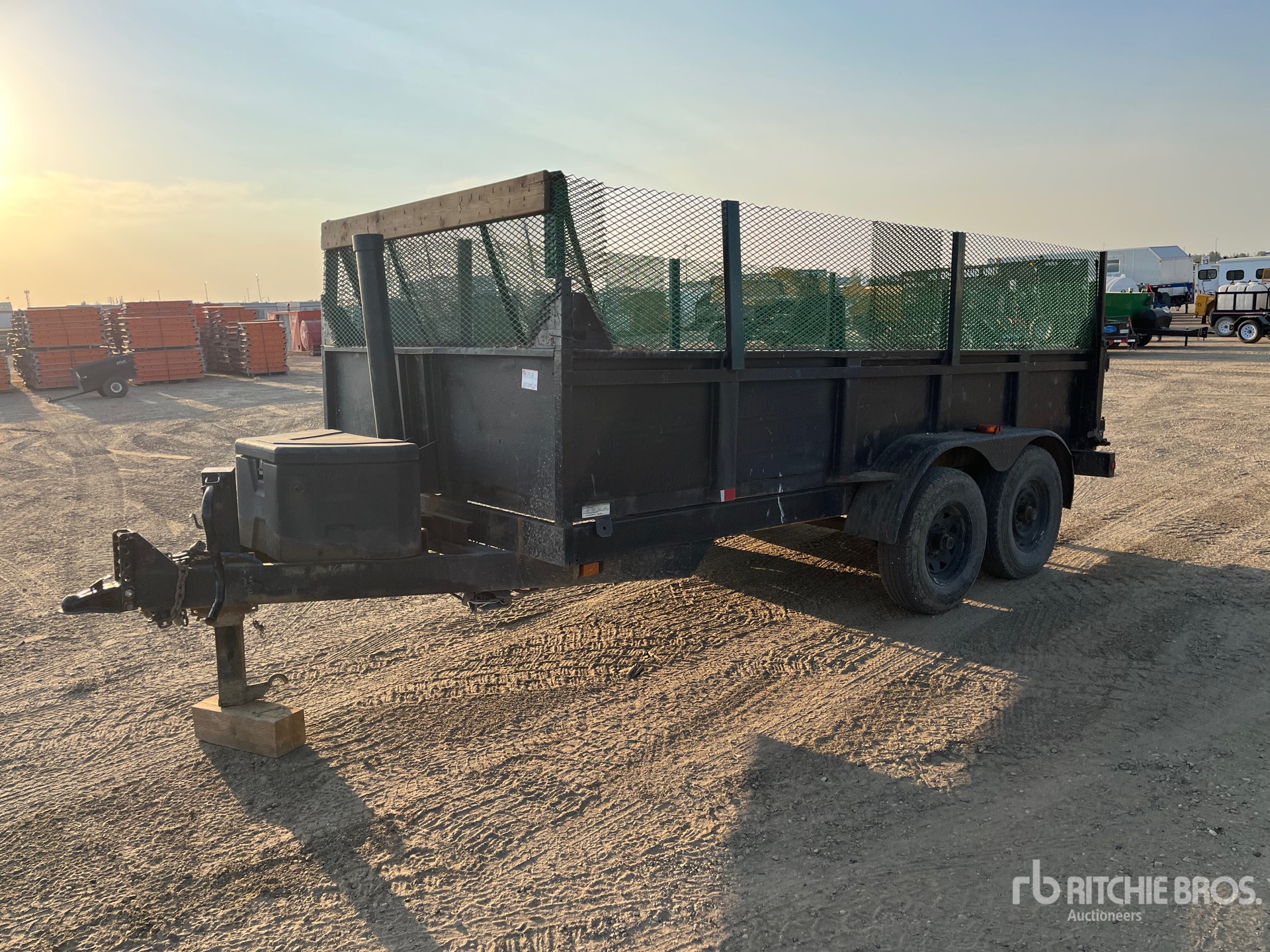 2000 Ubuilt 16 ft T/A Dump Utility Trailer