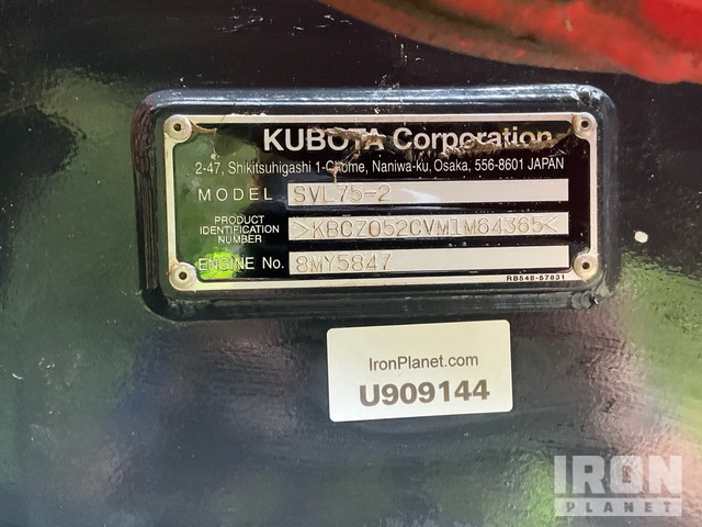 MINI CARGADOR SOBRE ORUGAS 2022 KUBOTA SVL752HWC