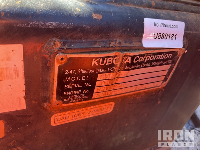 MINI CARGADOR SOBRE ORUGAS 2019 KUBOTA SVL752