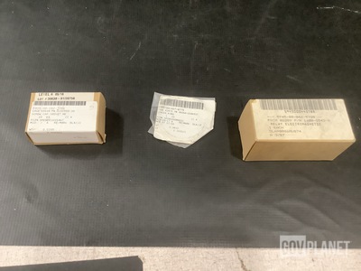 (4) Time Delay Relays, (56) Ring Spacers, (22) Screws & Assorted Items