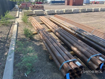 Quantity of (10) 4 1/2 in OD Schedule 10 Steel Pipe (Unused)