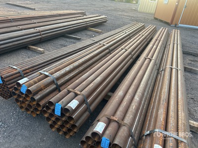 Quantity of (19) 3 1/2 in OD Schedule 10 Steel Tubo (Unused)