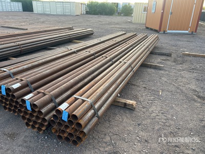 Quantity of (19) 3 1/2 in OD Schedule 40 Steel Tubo (Unused)