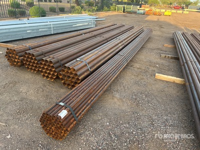 Quantity of (61) 1 5/8 in OD Schedule 40 Steel Tubo (Unused)