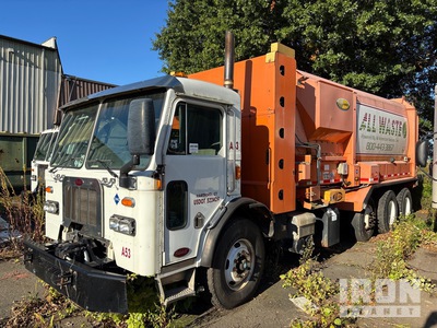 2012 Peterbilt 320 8x4 Side Loader Waste Collection Truck (Inoperable)