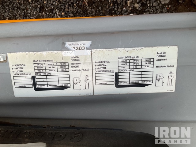MONTACARGAS ELéCTRICO 2018 JUNGHEINRICH EFG320