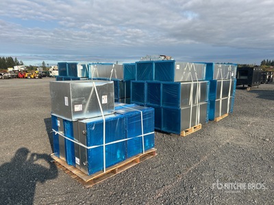 Quantity of (7) Pallets of Flagro Galvanized Steel Ductwork - To Fit FMA 550 Space Heater