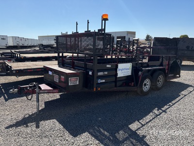 2011 Marksman 14 ft T/A Utility Trailer