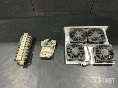 (1) Fan Assembly, (27) Radio Holsters, (4) Coil Mounts & Assorted Items