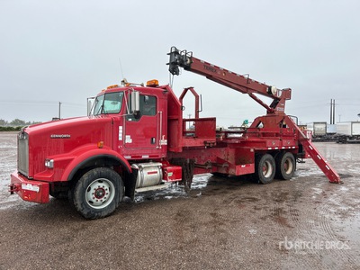 Terex BT2047 10 ton Straight Boom on 2005 Kenworth T-800 6x4 Ciężarówka z wysięgnikiem