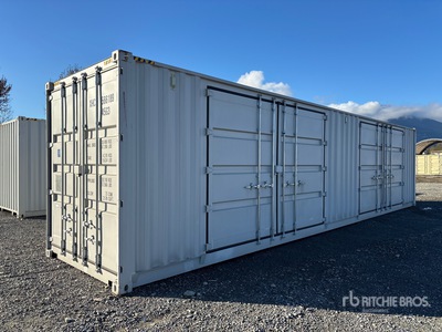 2025 40 ft High Cube Multi-Door Storage Container