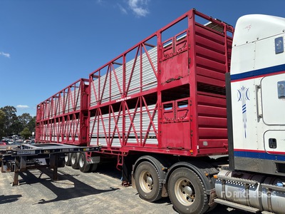 2015 Rytrans 26 m B-Double Combination Livestock Trailer