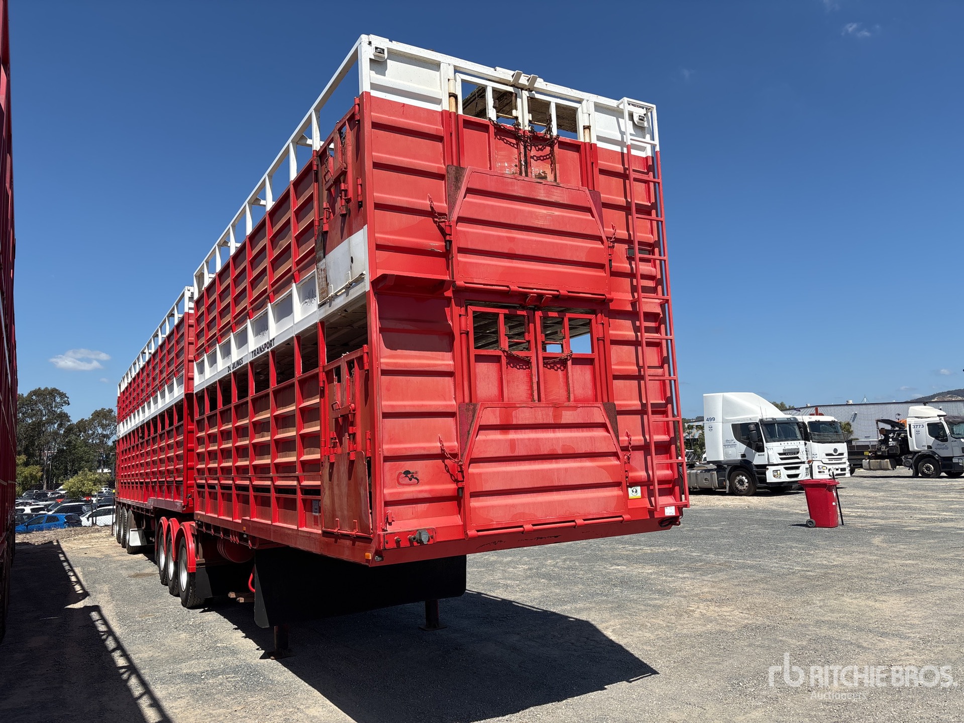 2014 HILLCREST 26m B-Double Combination Rimorchio trasporto bestiame