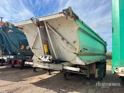 2013 Invepe-Joluso TX9S T/A Tri/A Semi-Remorque Benne 2 Essieux End Dump Trailer