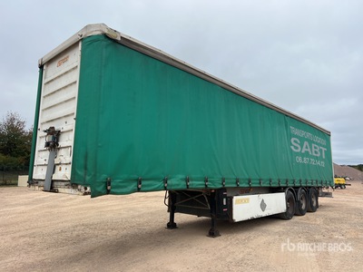 General Trailer TX34C Semi Remorque Benne 3 Essieux Przyczepa burtowa