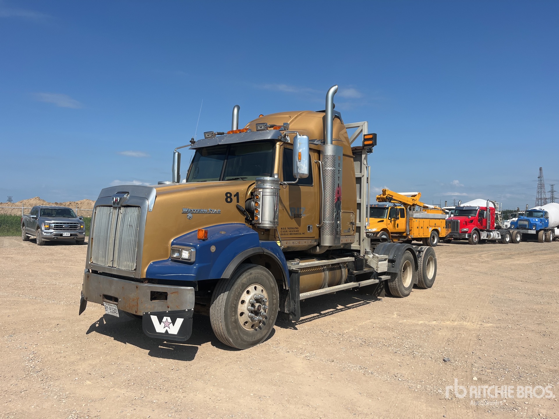 2010 Western Star 4900 6x4 Cabeza Tractora Cabina Dormitorio