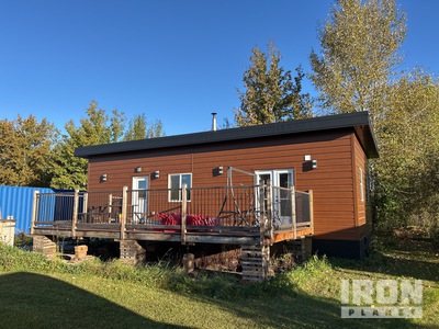 40 ft x 20 ft Skid-Mounted Custom Built Cabin (Unused)