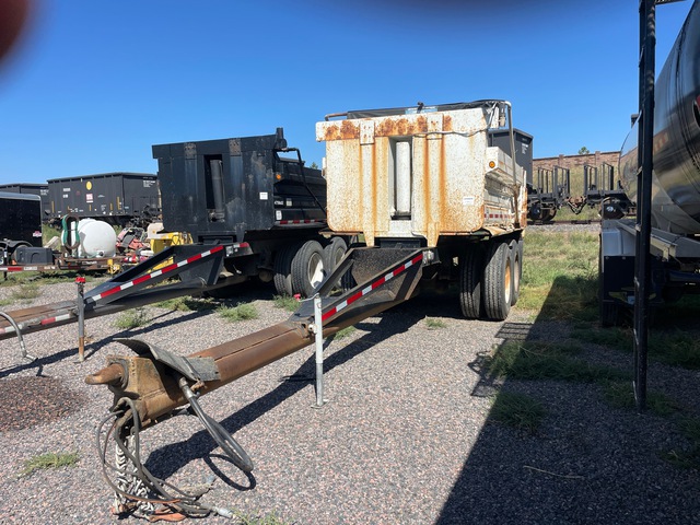 1986 Timpte Dump Trailer T/A Drawbar Landscape materials End Dump Trailer