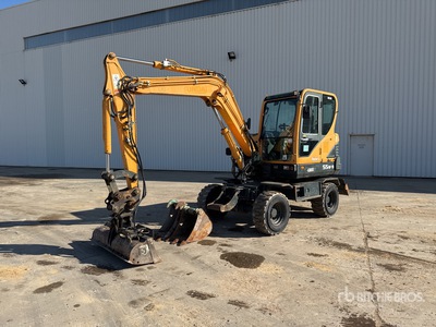 Hyundai R55W9 Pelle Sur Pneus Wheel Excavator