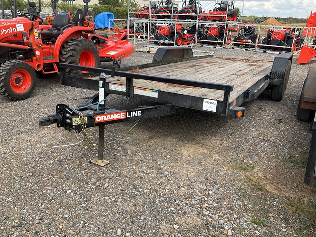 Orange Line TH70-20BK4AR2B 20 ft T/A Equipment Trailer
