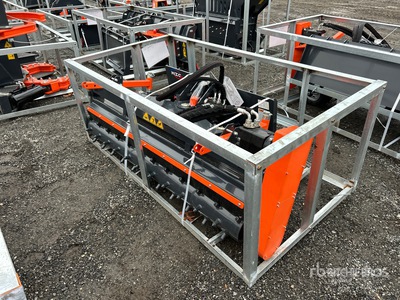 2025 Wig XNDLP72 72 IN Skid Steer Power Rake (Unused)