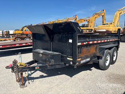 2016 Sure-Trac ST8212DD-8-120 14 ft 3 in T/A Dump Utility Trailer