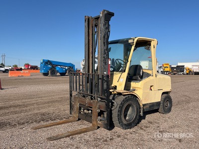 2002 Hyster H100XM 9550 lb Pneumatic Tire Forklift