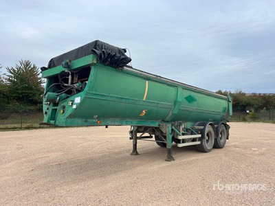 2004 Cleri Bennes BHE T/A Sliding Semi Remorque Benne 2 Essieux End Dump Trailer