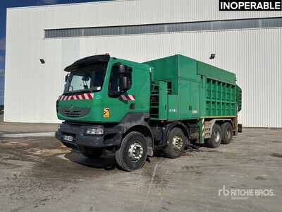2011 Renault Kerax 8x4 Camion Aspiratrice 8x4 Vacuum Excavator Truck (Inoperable)