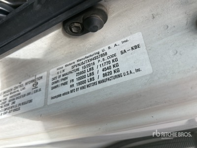 2017 Hino 268 Refrigerated Truck
