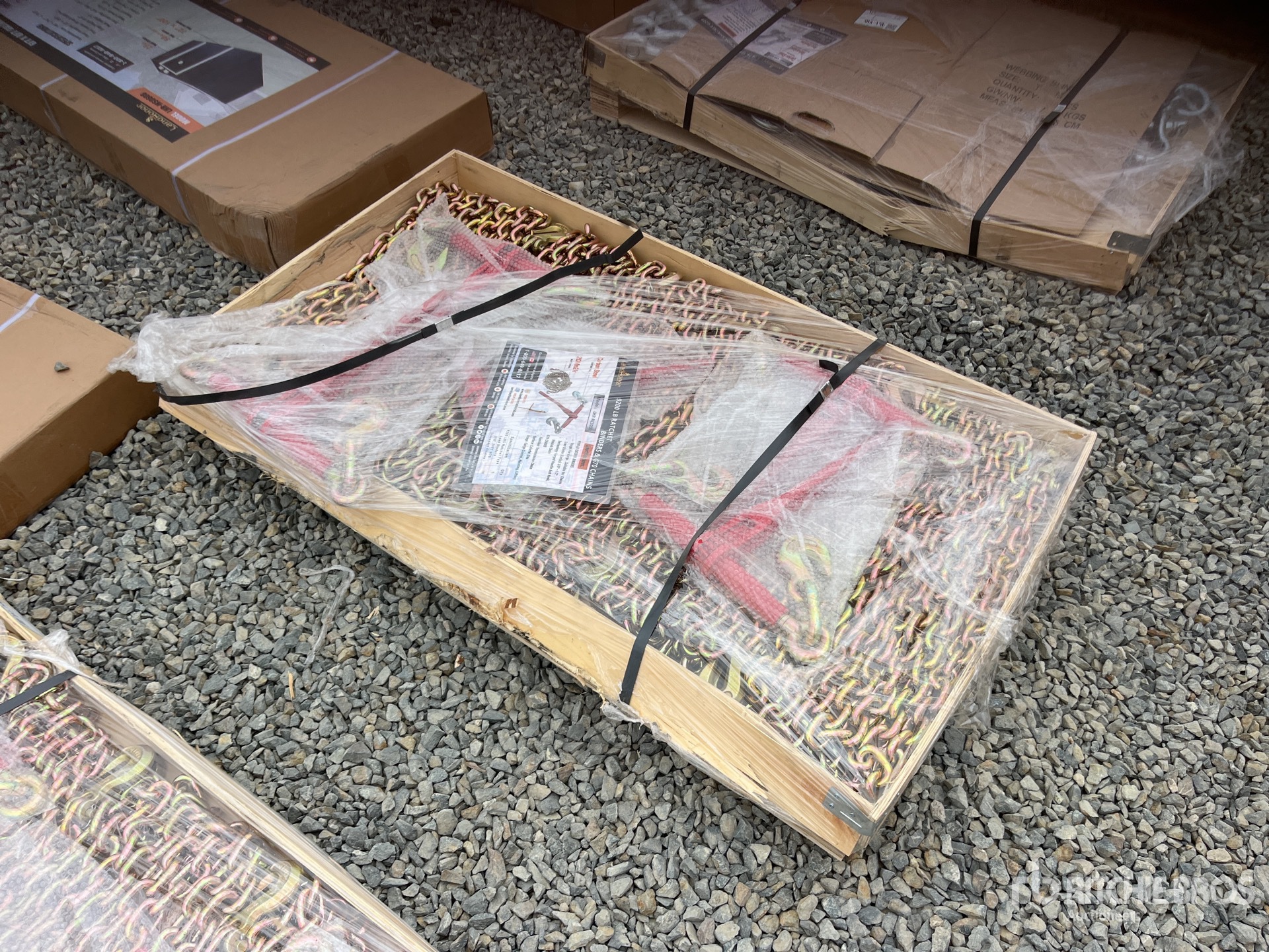 2025 Landhonor LHR-RC9200 9200 lb Ratchet Binders w/20 ft Chains (Unused)