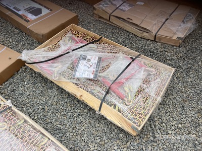 2025 Landhonor LHR-RC9200 9200 lb Ratchet Binders w/20 ft Chains Articoli da ferramenta e di consumo (Unused)