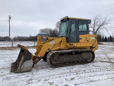2002 John Deere 655C Series II Pala cargadora de cadenas