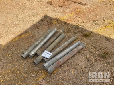 Quantity of (7) 30 in ULSHR Aluminum Trench Box Spreaders